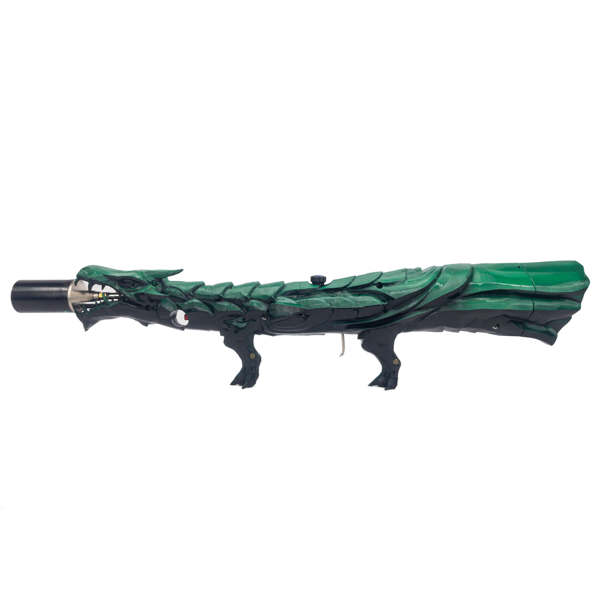 Ethereal Green Dragon's Breath FT featuring emerald tones, dark recesses and hand-finished sculpting.