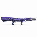 Midnight Purple Dragon's Breath dragon-shaped flame display with a hand-painted purple finish