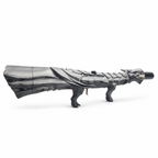 Silver Fang Dragon's Breath FT, alternate product view emphasizing silver paint and dark graphite accents.