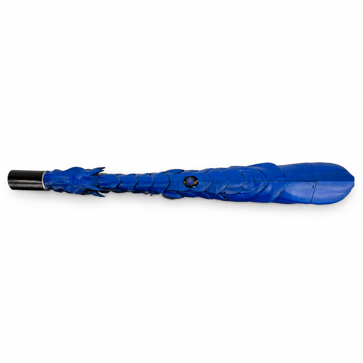 Tidal Blue Dragon's Breath FT top down view showing hand-painted blue detailing across its sculpted exterior.