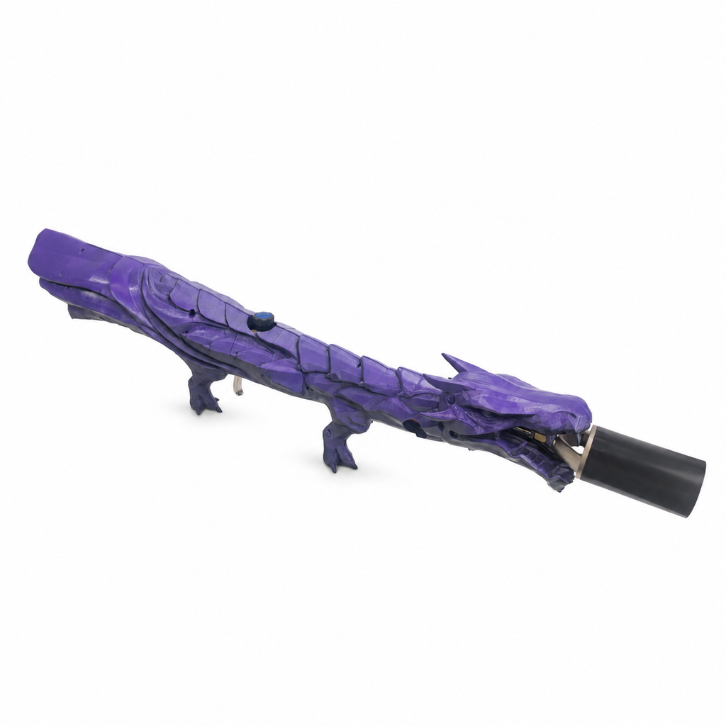 Midnight Purple Dragon's Breath FT, alternate angle showing its violet exterior and sculpted body contours.