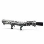Silver Fang Dragon's Breath FT showing metallic silver paint with dark charcoal accents on the dragon form.