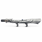 Silver Fang Dragon's Breath FT showing the metallic finish across its detailed dragon-shaped exterior.
