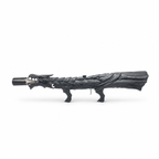 Ashen Black Dragon's Breath FT showing charcoal-colored painted scales and shadowed body surfaces.