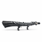 Ashen Black Dragon's Breath FT with subtle gray detailing along the black dragon-shaped exterior.