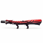 Crimson Red Dragon's Breath FT showing the elongated dragon-shaped body and contrasting dark accents.